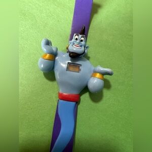 Vintage Disney Aladdin Genie Character Watch with Blue and Purple Band 1992